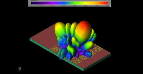 XFdtd Analysis of a Ku-band Satellite Antenna Array for Mobile Devices Image