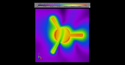 Ferrite Circulator Analysis Using XFdtd Image