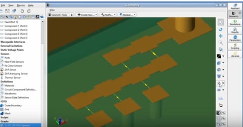 Demonstration of Full-Wave Matching Circuit Optimization in XFdtd Image