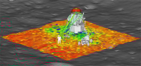 Lunar lander zoom out