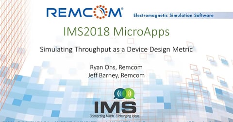 Simulating Throughput as a Device Design Metric Image