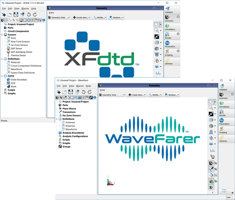 Shared Platform with XFdtd