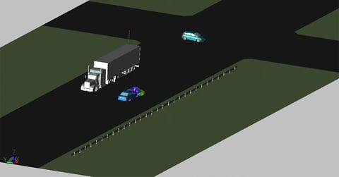 WaveFarer Radar Analysis with Diffuse Scattering and Backscatter Through Walls Image