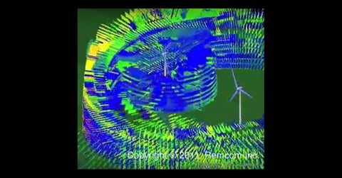 Simulating Multipath between Wind Turbines Image
