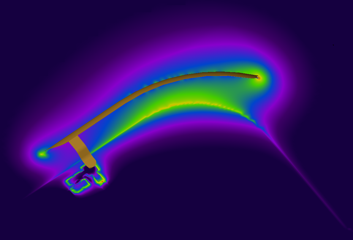 Full wave circuit optimization accounts for field coupling between antenna and matching network.