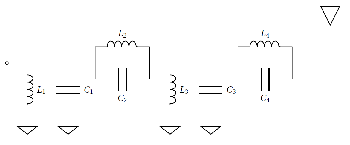 Figure 3: Schematic of matching network.