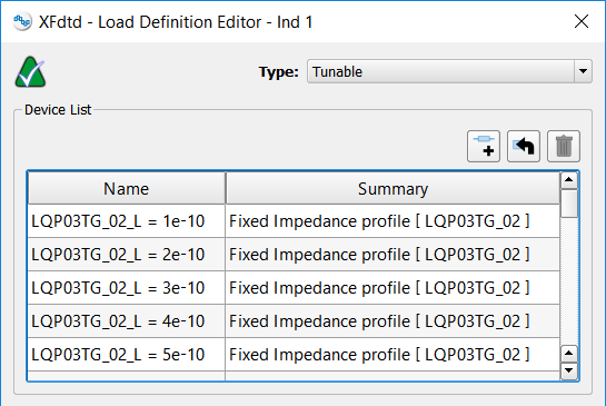 Figure 6: One of the component definitions after the MDIF has been imported.