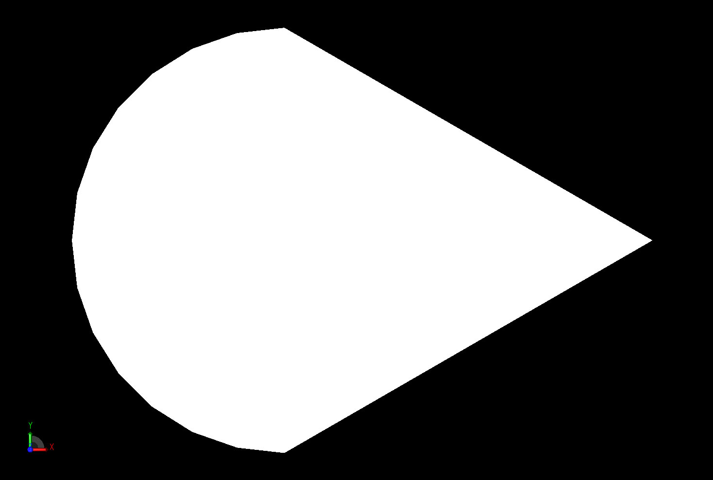 Figure 2The Wedge Cylinder geometry.