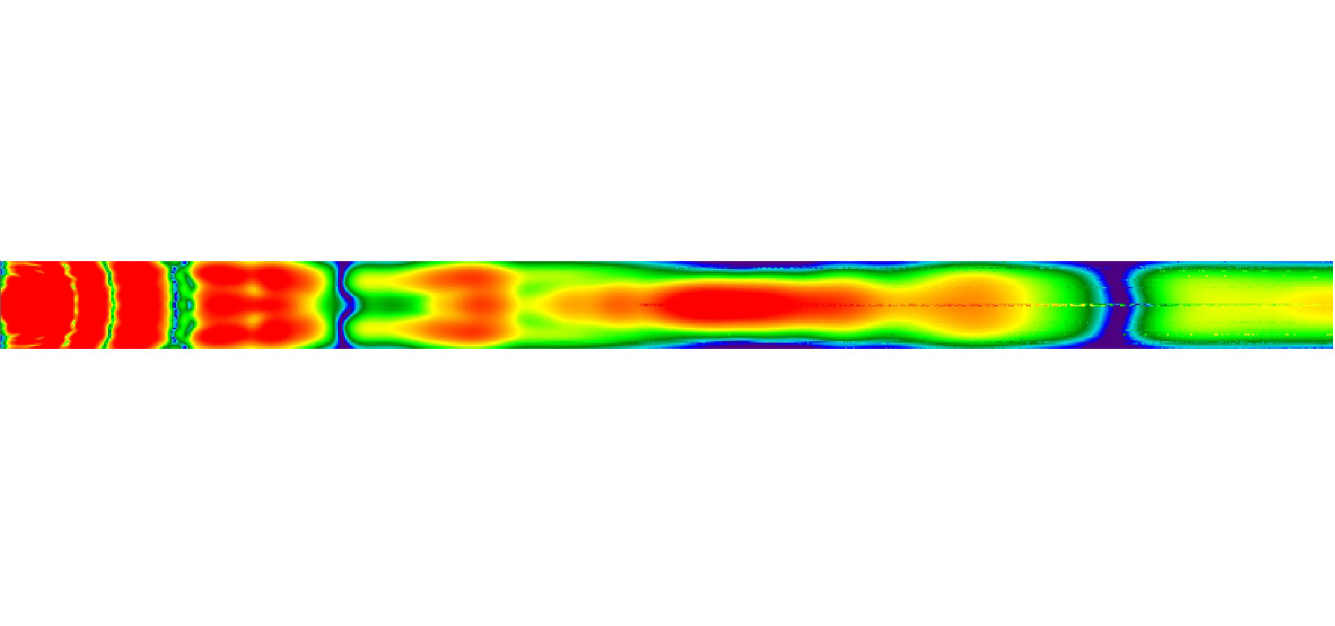 Figure 7Received power for the horizontal plane of receivers.