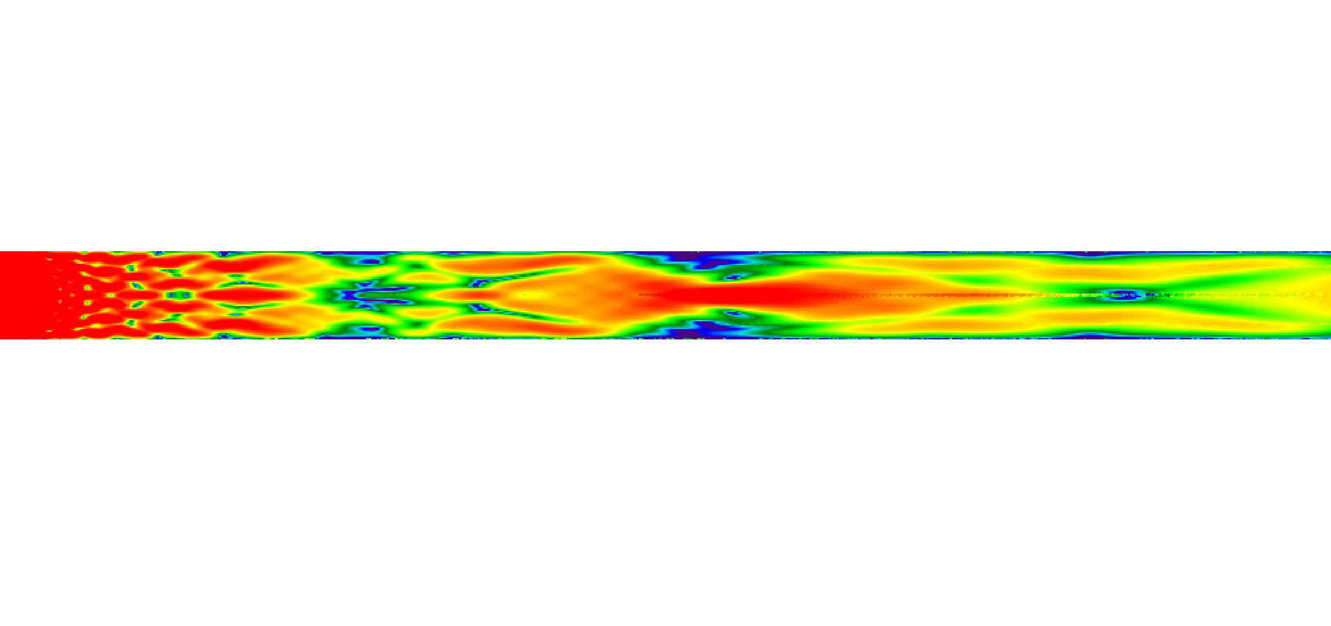 Figure 6Received power for the vertical plane of receivers.