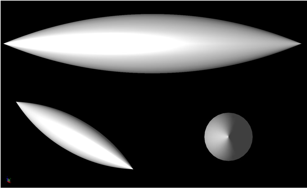 Figure 1The Single Ogive geometry.