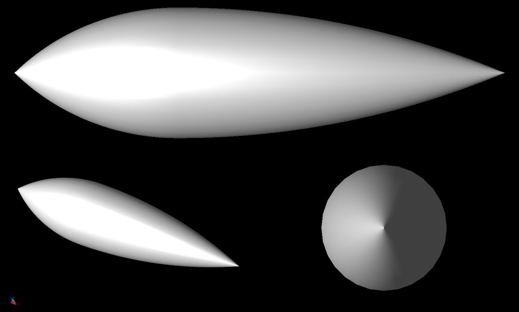 Figure 2The Double Ogive geometry.