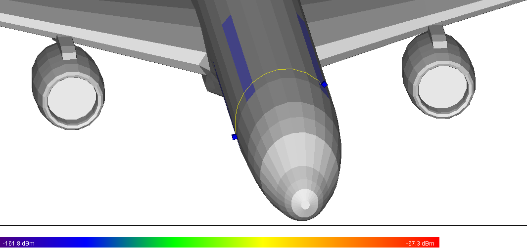 Figure 10: Ray paths between transceivers 1 and 3 (S13 & S31).