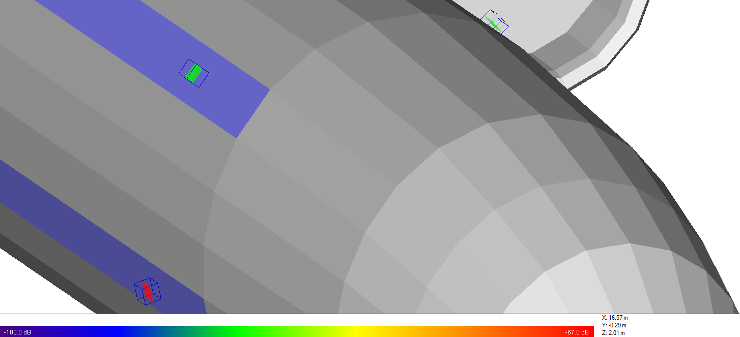 Figure 4: Color-coded S-Parameter display in the Project View.